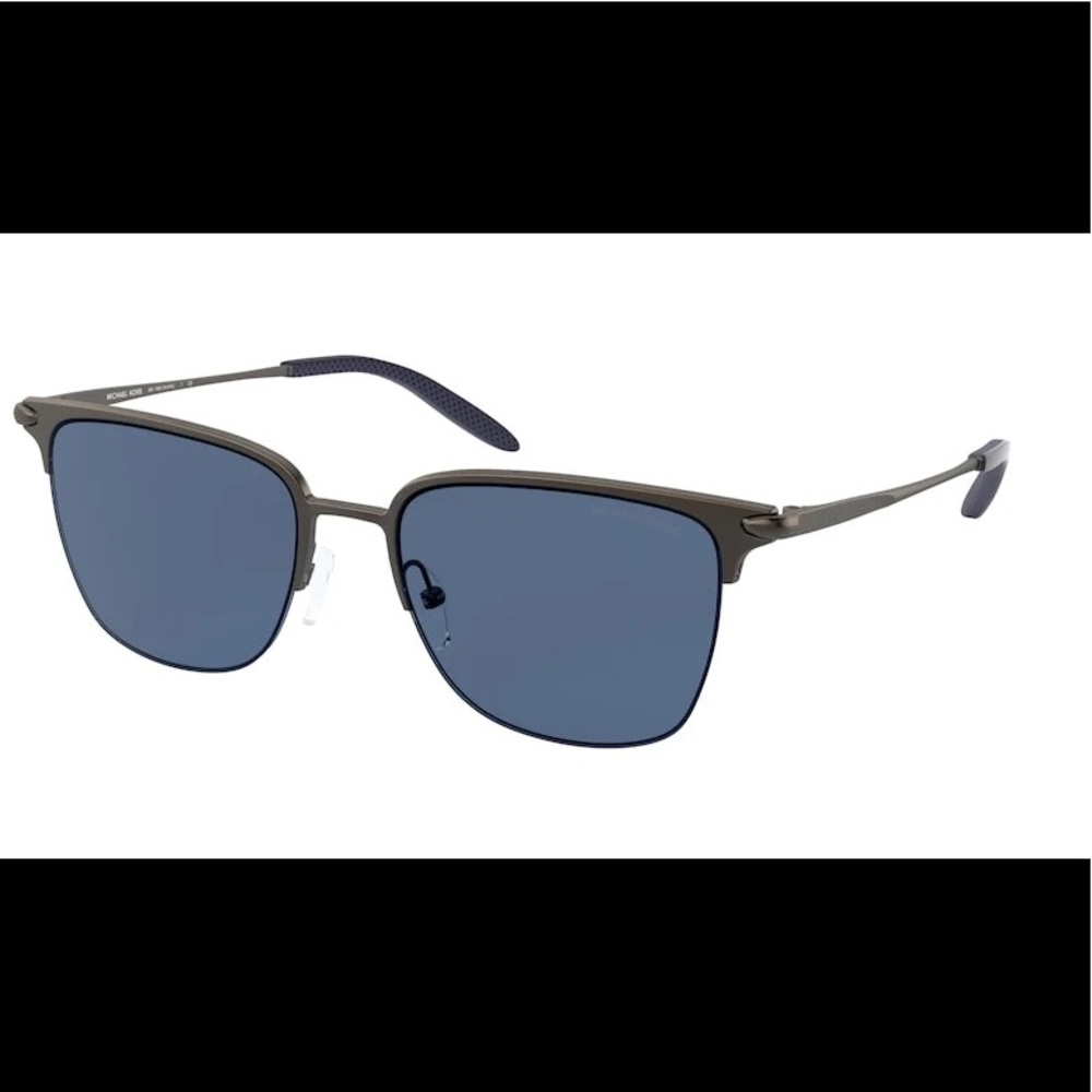 NWT. Michael Kors Archie Semi-Rimless Sunglasses in Dark Blue